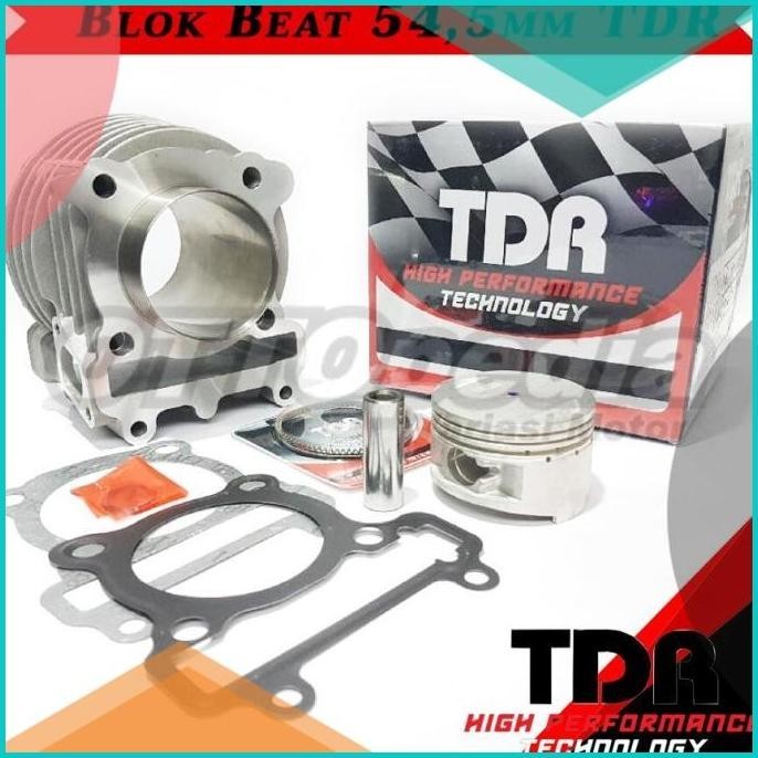 TDR RACING CYLINDER BLOCK PISTON BLOK BORE UP BEAT SCOOPY KARBU 54,5MM