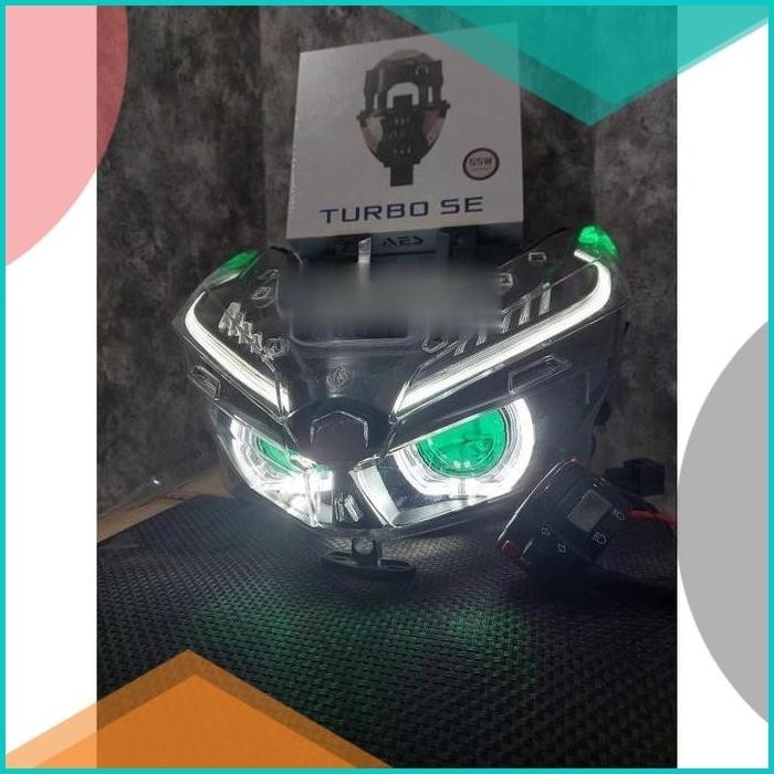 Biled Projie Reflektor Turbo SE AES Devil RGB Remote Vario 125 150 New