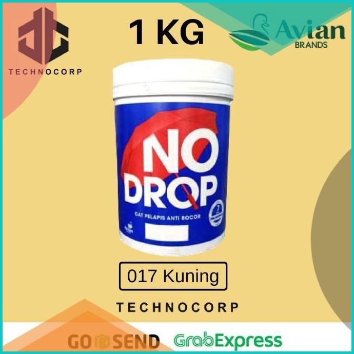 NO DROP 017 KUNING / CREAM CAT PELAPIS ANTI BOCOR TEMBOK GENTENG 1 KG