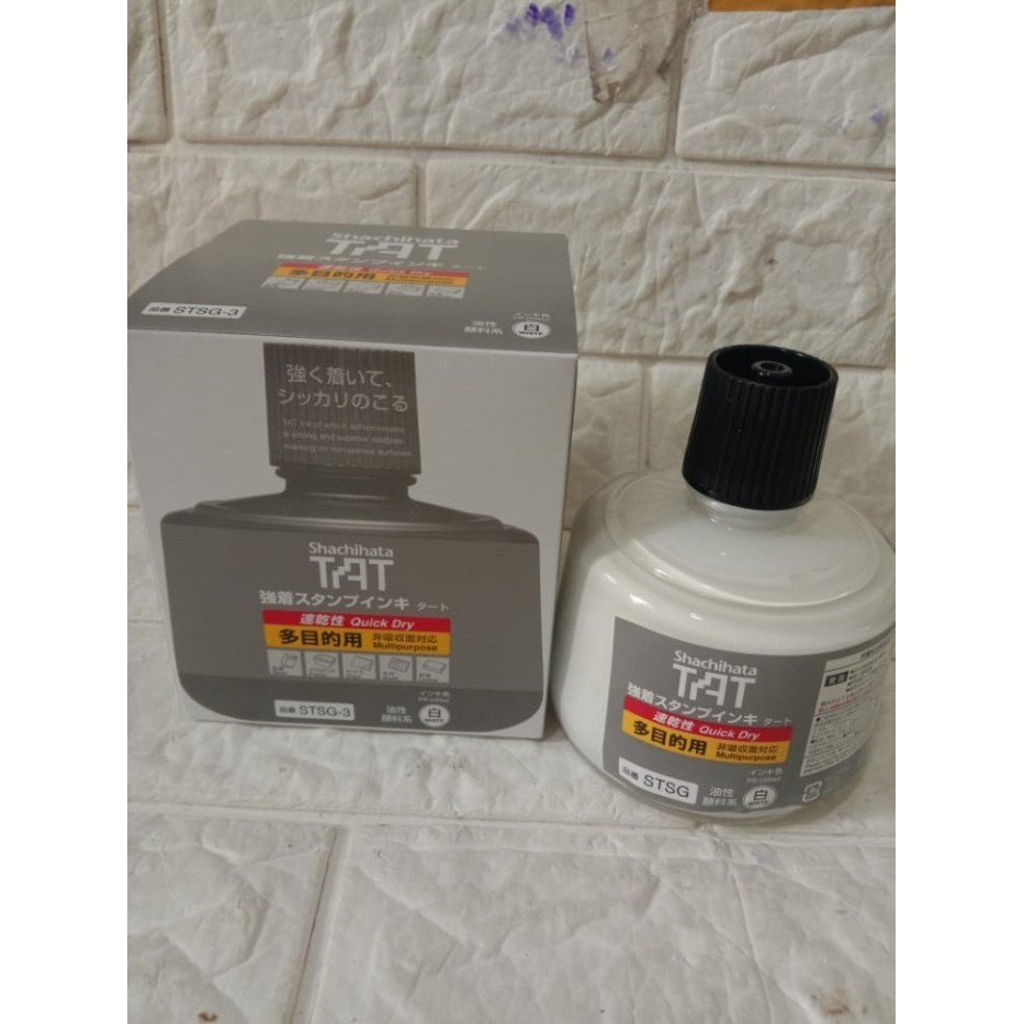 

Tinta Shachihata Stsg-3 Putih Untuk Metal, Plastic, Kaca, Kayu, Kulit