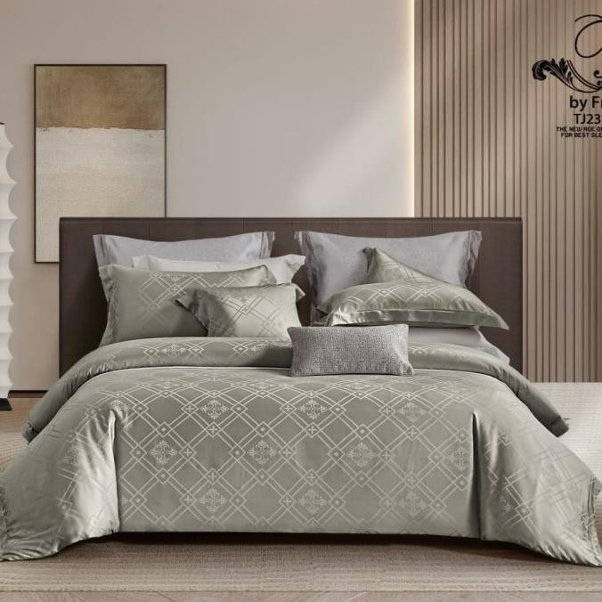Bedcover + Sprei Kingkoil Tencel / Sprei Kingkoil Sutra / De-3 Zocawarix