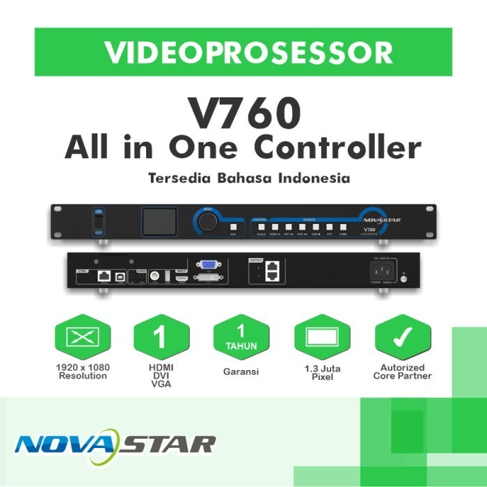 LED VIDEOPROCESSOR CONTROLLER VP NOVASTAR V760 VIDEOTRON SENDING CARD