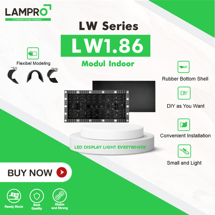 PANEL MODUL FLEXIBLE VIDEOTRON P1.86 LW - LAMPRO (UNILUMIN GROUP)