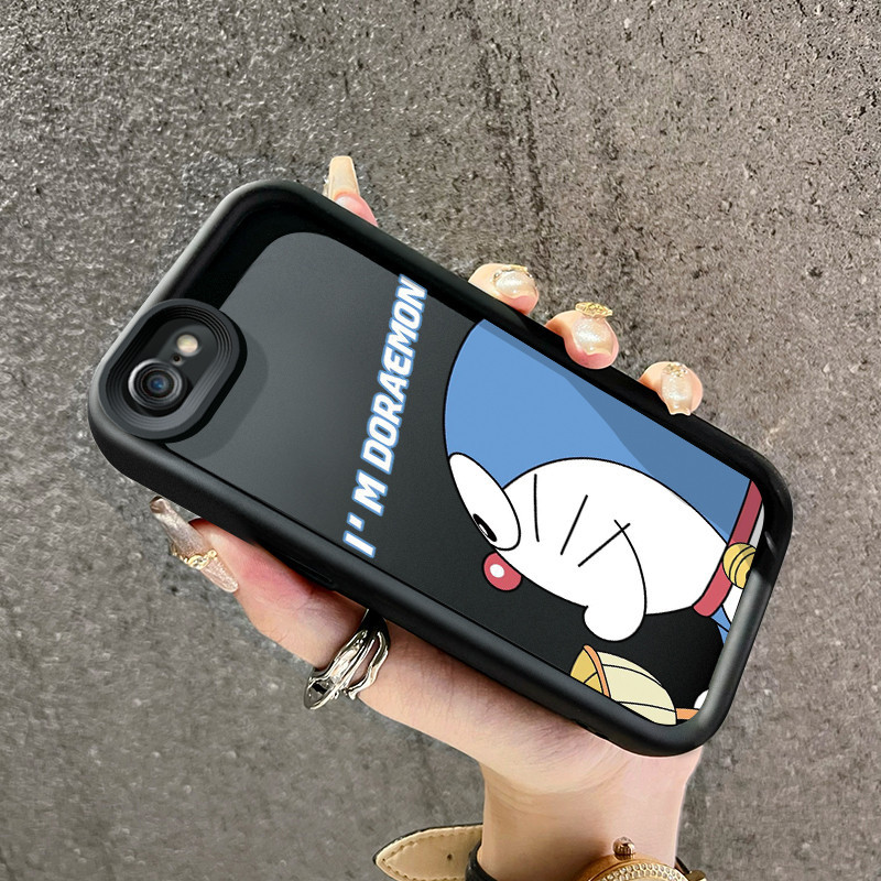 Casing Hp iPhone 6 Plus 6s Plus 7 Plus 8 Plus SE 2020 Case Kesing sarung lembut HP ponsel pola Dorae