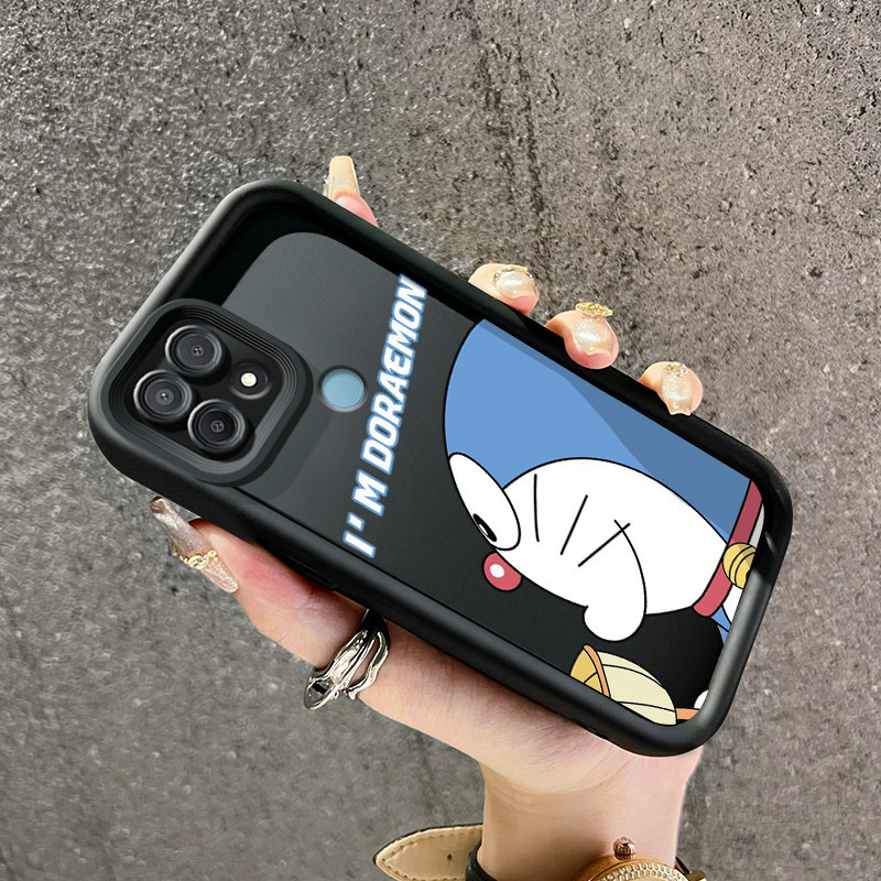 Casing Hp OPPO A15 A15s A35 Case Kesing sarung lembut HP ponsel pola Doraemon lucu casing pelindung 