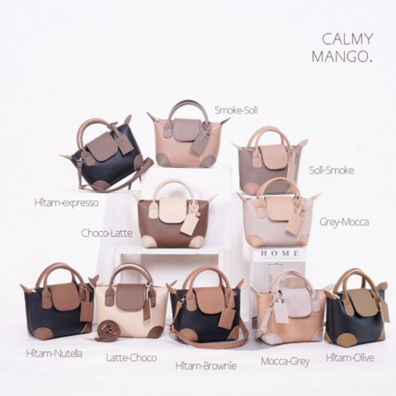 (CALMY MANGO) Sling Bag Tas Selempang Wanita Fashion Shoulder Bag