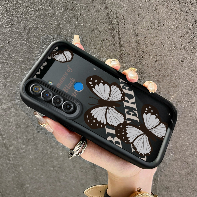 Casing Hp Realme 5 5i 5s 6i C3 C3i Narzo 10 Narzo 10A Narzo 20A Case kupu-kupu pelindung lensa kamer