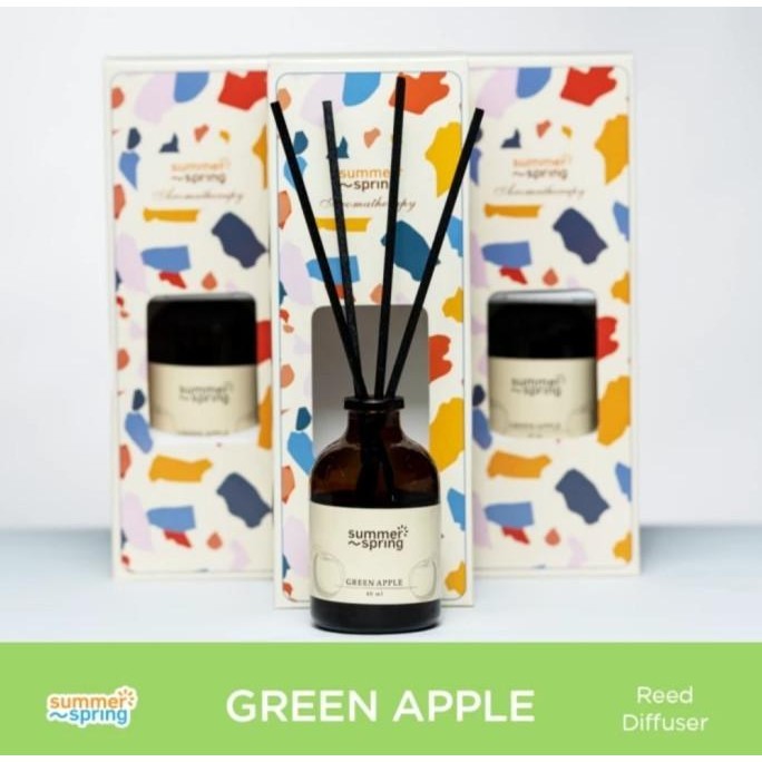 

Reed Diffuser Pengharum Ruangan Kamar Mandi Toilet ASLI - GREEN APPLE LS