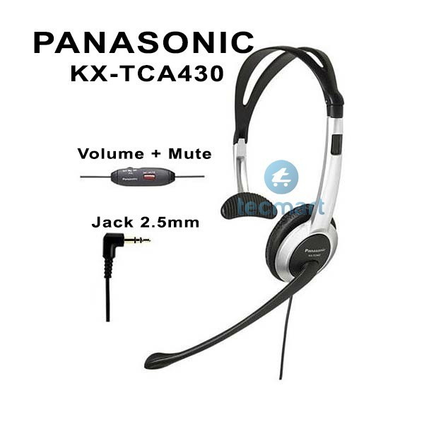 Panasonic Kx-Tca430 / Comfort-Fit Hands-Free Foldable Headset
