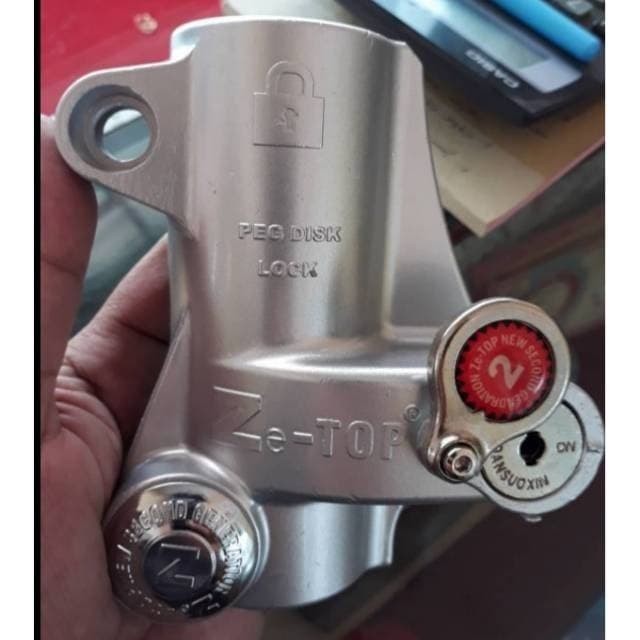 Gembok Ze Top Nmax Gembok Cakram Nmax Zetop Kunci Disc Depan N Max