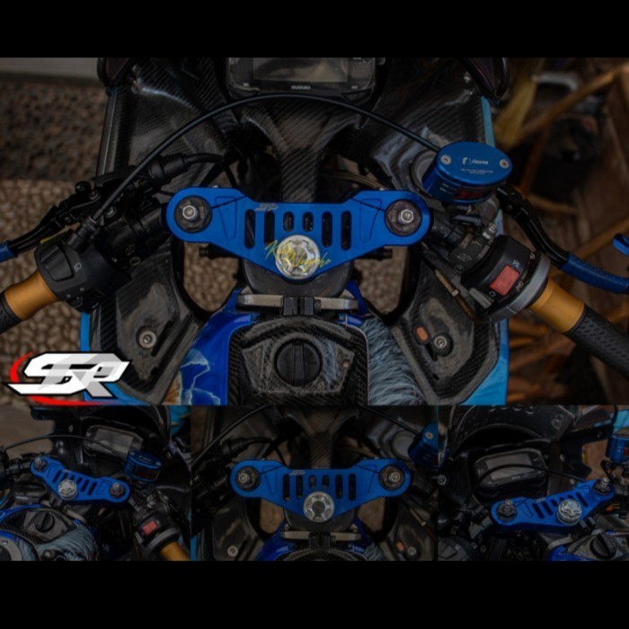 Triple Clamp Segitiga Atas Gsx R150 150R 150 Merk Srp