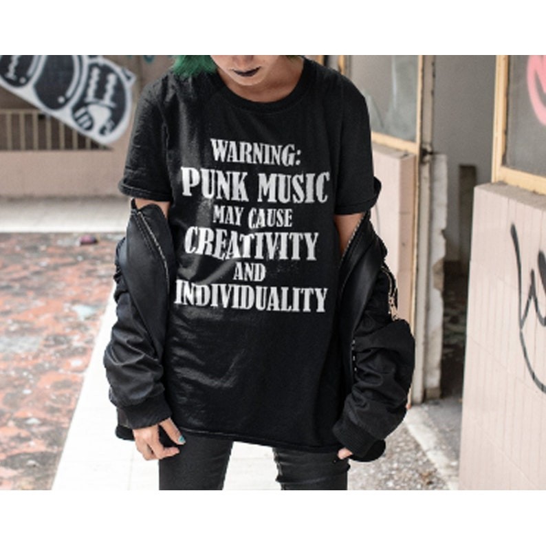 Kaos Grafis Musik Punk Grunge Nu Goth