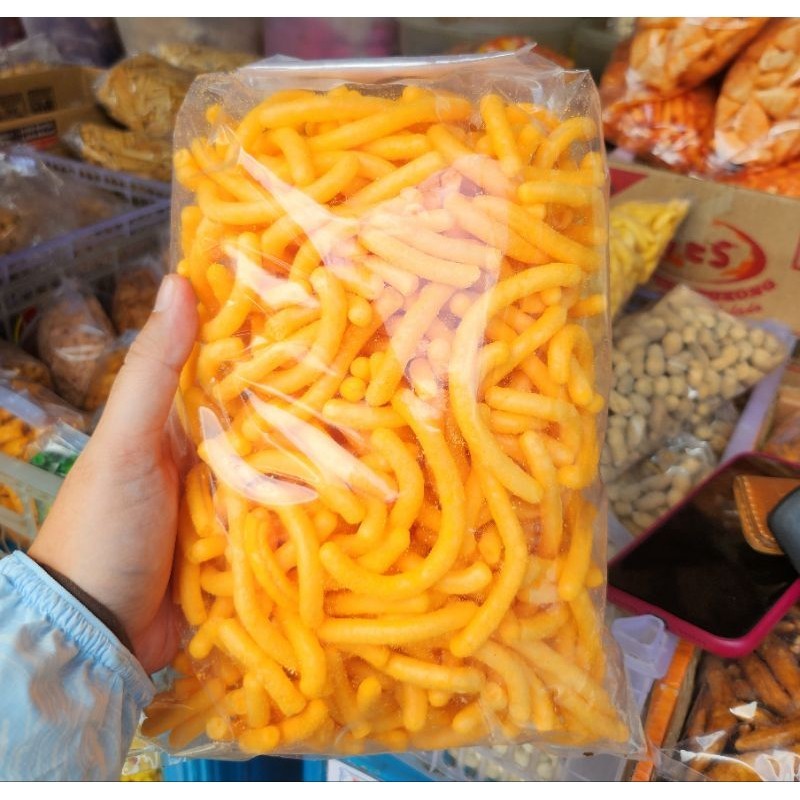 

Kentang keriting keju Asin Gurih Murah Meriah Mang Odod Riki Khas Cimahi Bandung