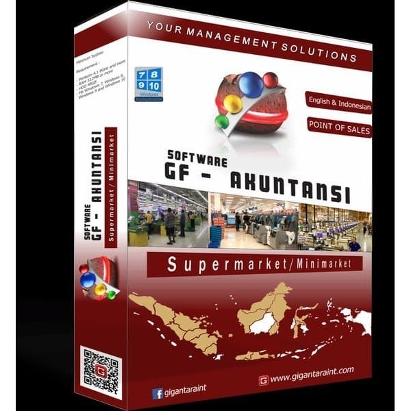 SOftware Aplikasi GF AKUTANSI GF-AKUNTANSI FULL 30 USER