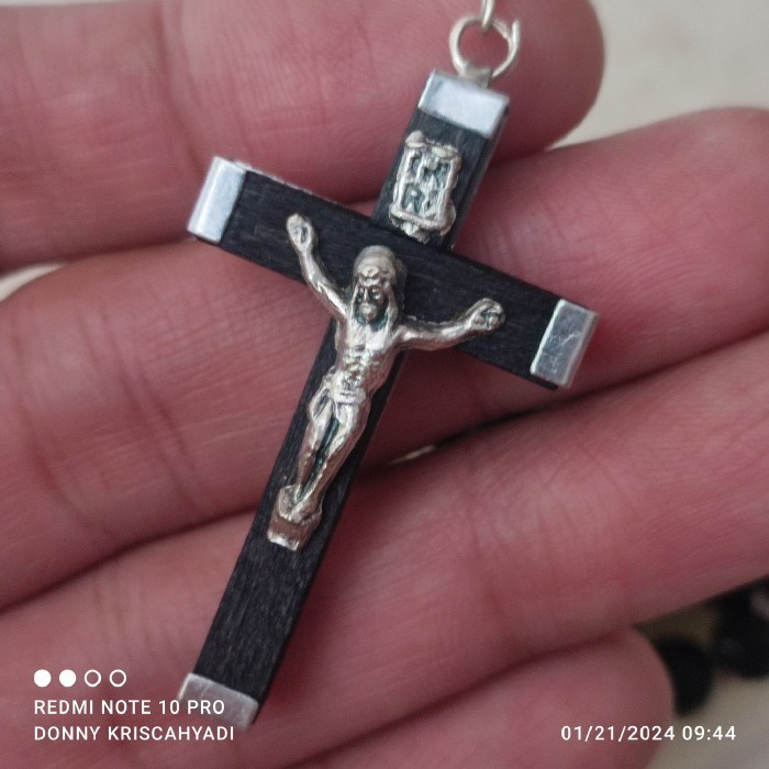 Mayu Kalung Rosario Katolik Perak Marco Sterling Italy