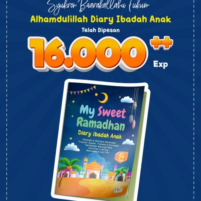 

MURAH Jurnal Agenda Ramadan Anak My Sweet Ramadhan