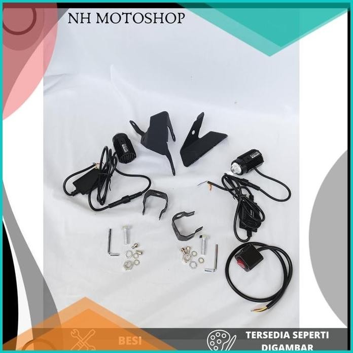 LAMPU D2 LASER BULLAES PLUS BRACKET UNTUK YAMAHA NMAX 2015-2019 NMAX 1