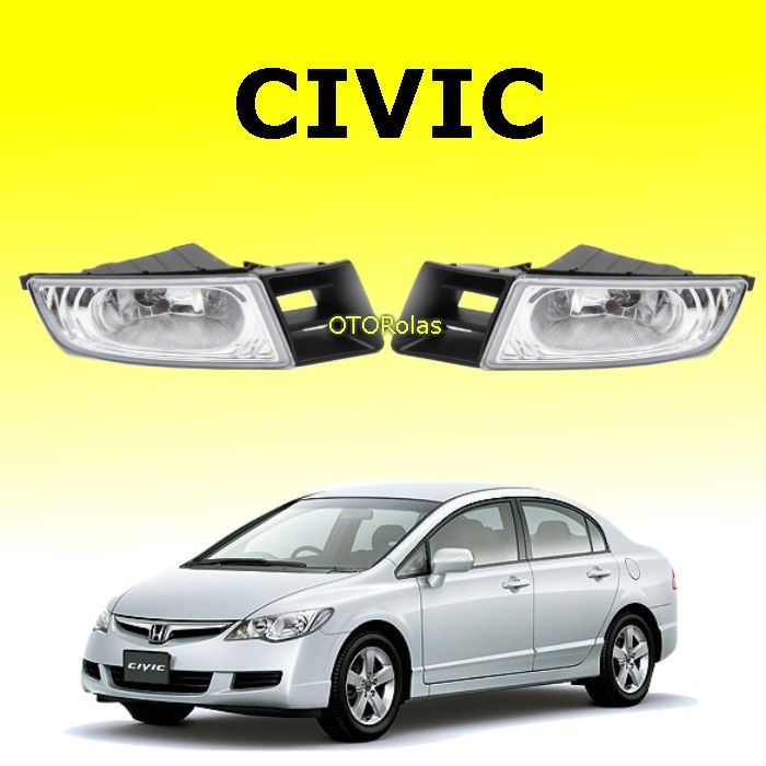 Foglamp Civic 2006 2007 2008 Fog Lamp Honda Civic Fd Lampu Bemper