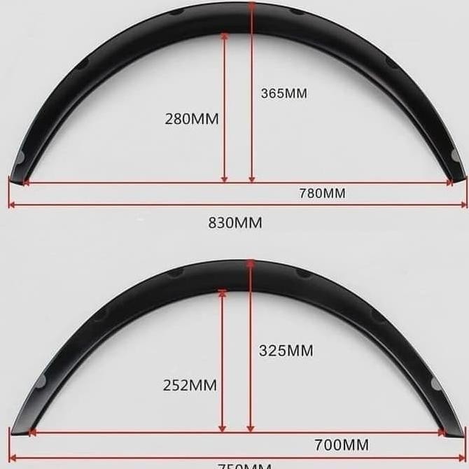 Lips Over Fender Flares Mobil Agya Brv Calya Escudo Grand Max Mobilio