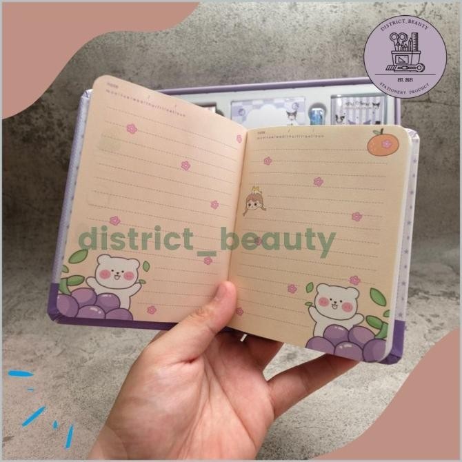 

JURNAL 7 IN 1 KUROMI SET ALAT TULIS JURNAL TERLENGKAP MOTIF CINNAMOROL MJS03