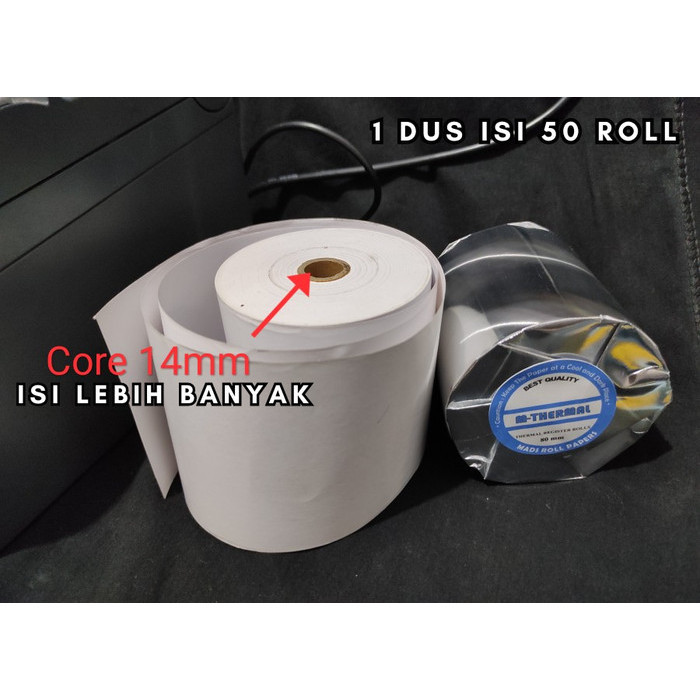 

1 Dus Kertas Struk Thermal 80X80 Isi 50 Roll
