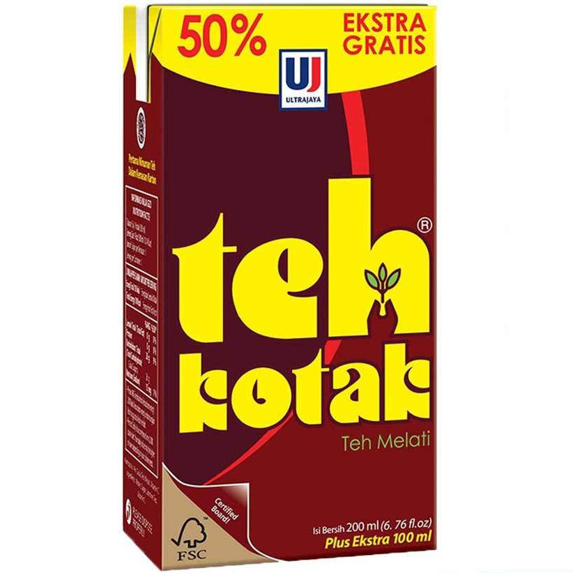 

Ultra Teh Kotak 200ml per dus minuman teh