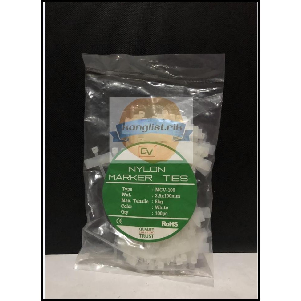 

HOT DEAL KABEL TIES LABEL 10CM / KABEL TIES MARKER 100MM !!
