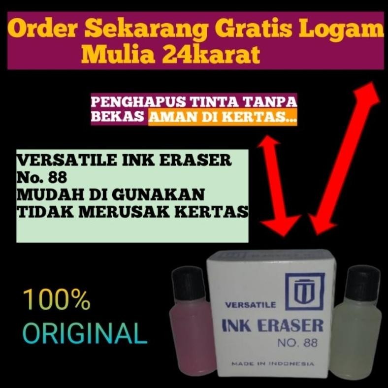 

Sedang Promooo !!! Penghapus Tinta Orinal Versatile Ink Eraser No 88