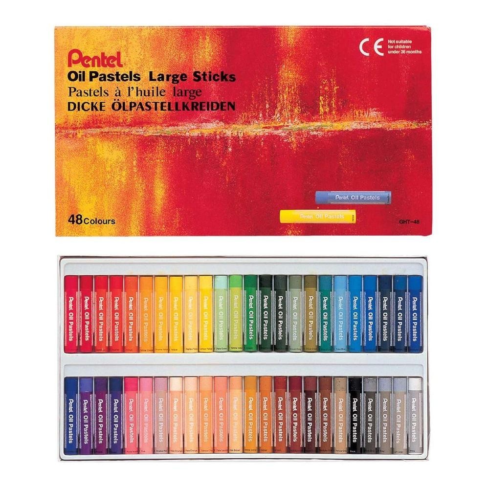 

Lagi Promooo !!! Crayon Pentel Large Sticks 48W.. Crayon Pentel Stick Besar Isi 48W