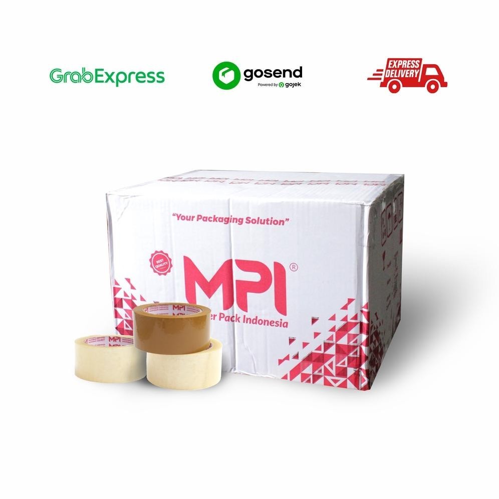 

Sedang Promooo !!! Lakban Bening - Lakban Cokelat 48 Mm X 100 Yard Mpi 1 Dus Isi 72 Roll
