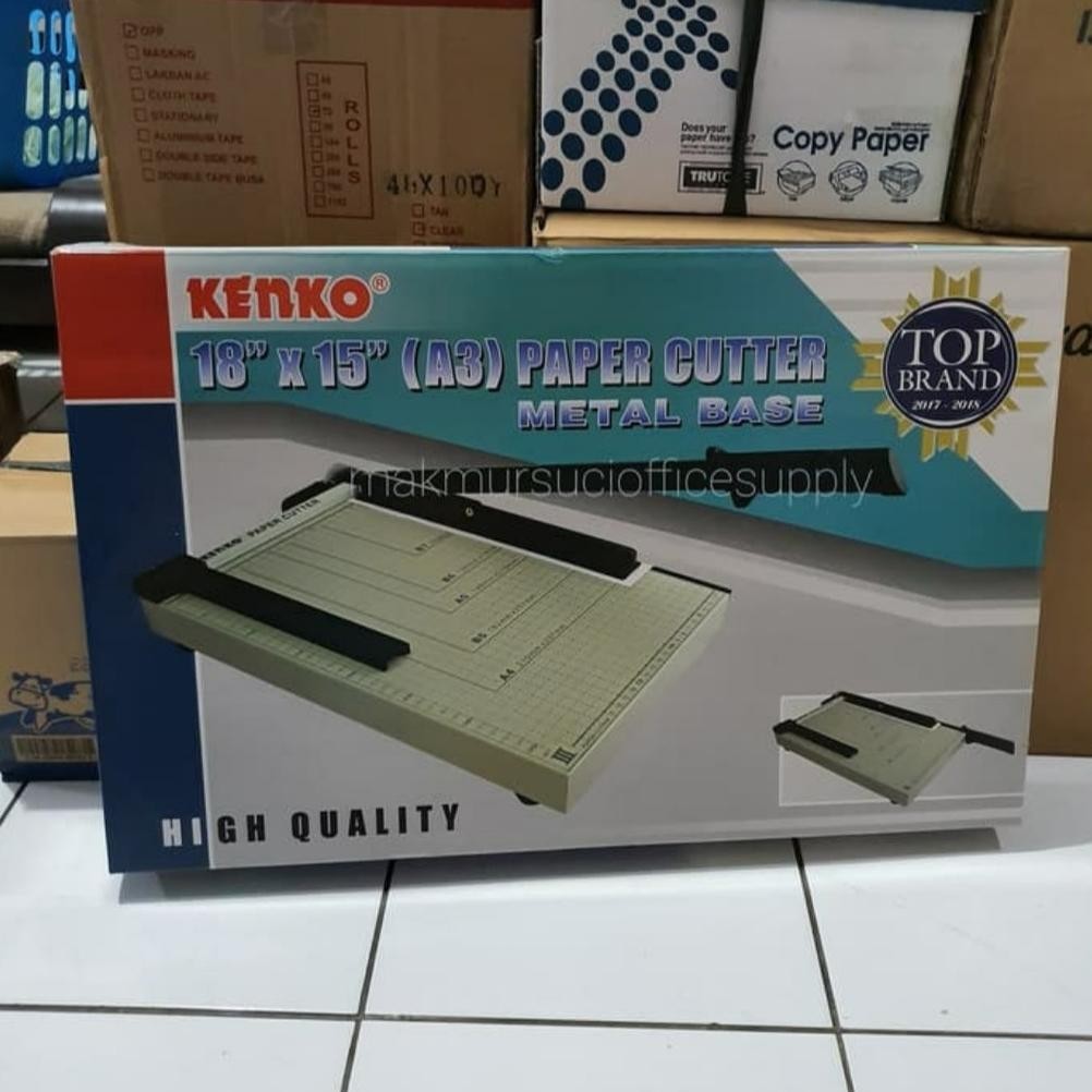 

Lagi Promooo !!! Pemotong Kertas Paper Cutter A3 Kenko 38X46 Cm