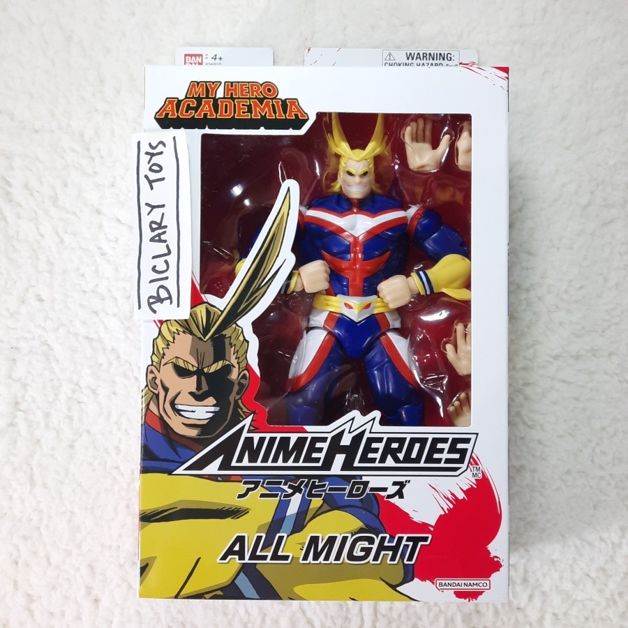 ORIGINAL Anime Heroes All Might My Hero Academia Boku No Hero SHF Size BANDAI Action Figure ORI