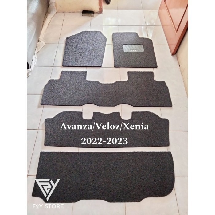 Karpet Mobil Mie AVANZA VELOZ XENIA 2022-2024 3 Baris Non Bagasi Ori