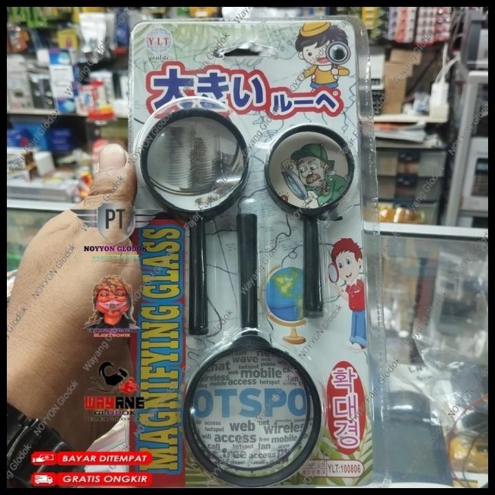 

HOT DEAL KACA PEMBESAR 1 SET MURAH MAGNIFYING GLASS LUP !!!!!!