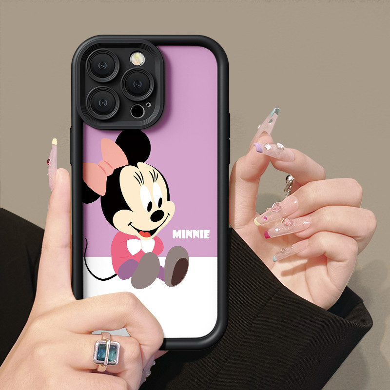 Mini Minnie Case For OPPO A15 A16 For A57 A17 A52 A53 A54 A5 A18 A38 Soft Case For A7 A78 A58 A74 A78 A9 A76 A1 A94 Casing For RENO4 5 6 7 8T 7z F9 Pro Fullcover Case hp 5f a98 4 4f 4g 5g a95 a92 8 reno softcase a55 cassing 2020 kesing f a17k cesing a5s