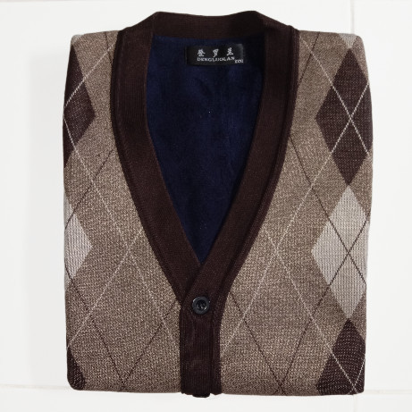 Calaca - Rompi Pria Import Rompi Rajut Kancing Vest Rajut Size Xl-3Xl