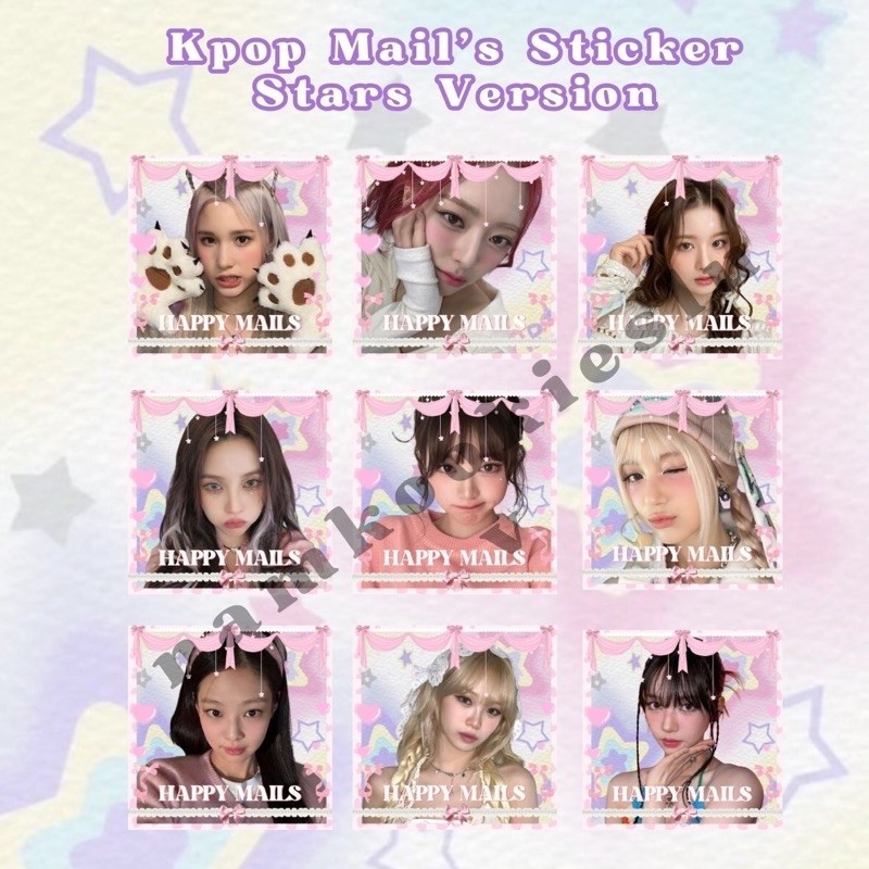 

mail sticker kpop lucu ala sellkor