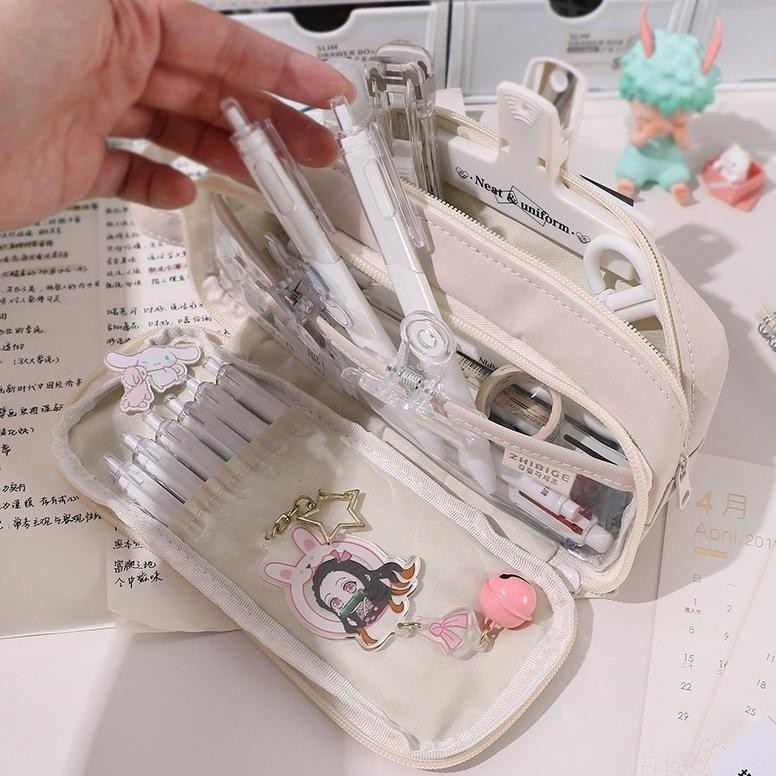 

[KIRIM STIKER] TAS ALAT TULIS TRANSPARAN BERKAPASITAS BESAR TEMPAT PENSIL MURID LUCU KOTAK PENSIL ANAK LAKI-LAKI PEREMPUAN LARIS