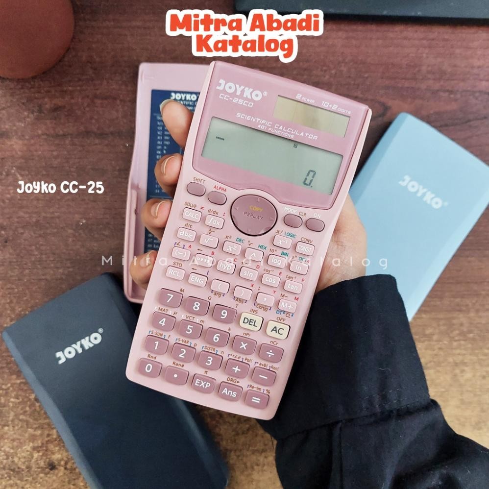 

KALKULATOR SCIENTIFIC MURAH JOYKO VIS 1 CALCULATOR ILMIAH ESTETIK KALKULATOR SCIENTIFIC JOYKO CC25 PASTEL LUCU TERMURAH KALKULATOR SCIENTIFIC MURAH MITRA ABADI KATALOG LARIS