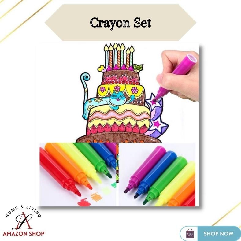 

SET CRAYON 208 150 PC / KRAYON MEWARNA ALAT MENGGAMBAR DAN MEWARNAI ANAK GASS