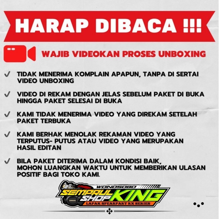 Anting Stelan Rantai Rx King Cnc Setelan Rante Rxking Cnc