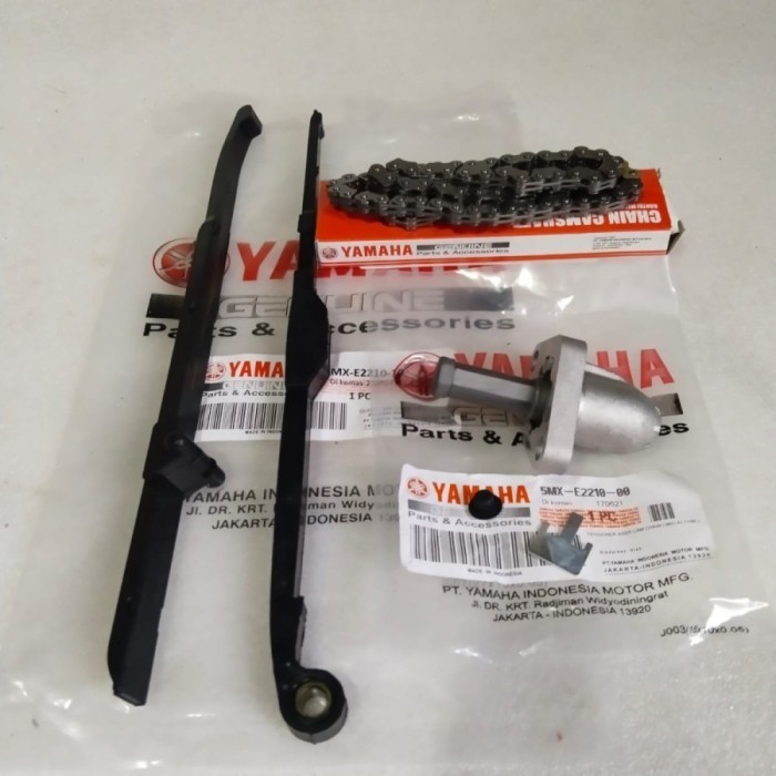 Paket Rantai Keteng+Karet Tensioner+Tonjokan Keteng Mio Sporty