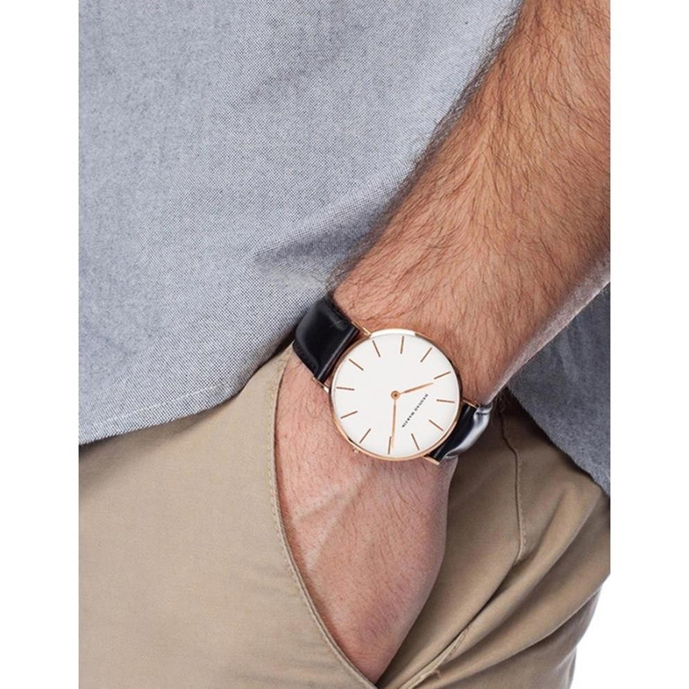 JAM TANGAN PRIA HANNAH MARTIN CB01 LEATHER ANALOG PREMIUM ANTI AIR 30 METER SHOPEE