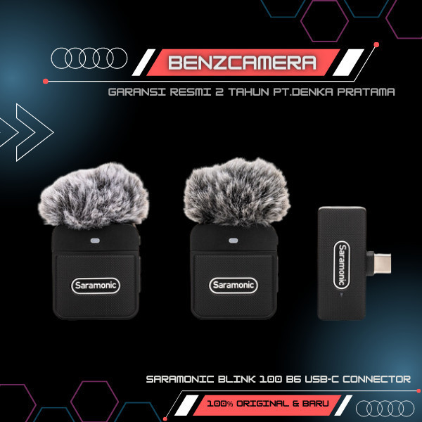 Saramonic Blink 100 B6 2-Person Wireless Clip-On Microphone Type Usb-C