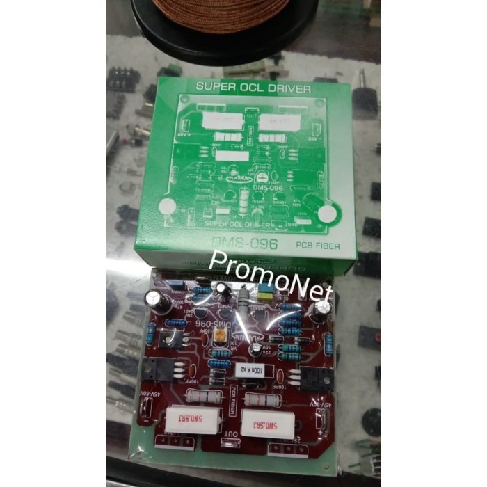 Kit Amplifer Super Ocl Driver Dms-096 Mono Pcb Fiber Platinum
