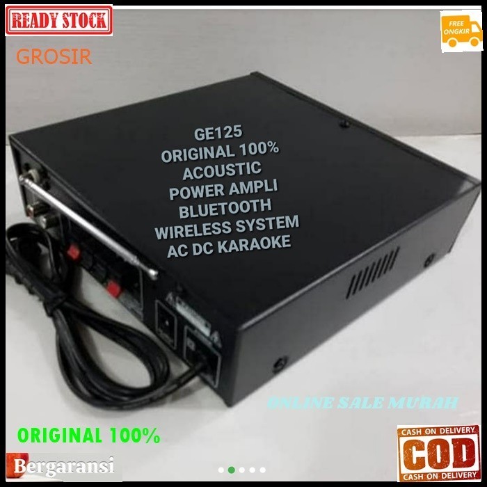 G125 Acoustic Power Ampli Bluetooth Amplifier Original Bluetooth Vokal