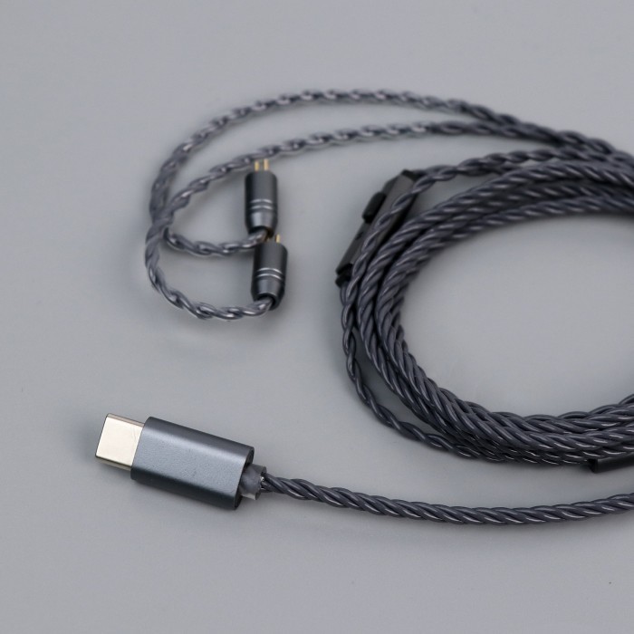 Tripowin Grace Type C Dsp 4-Core Silver-Plated Cable With Microphone