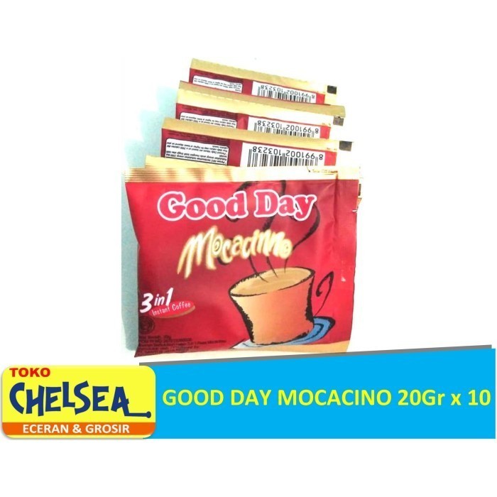 

Good Day Mocacinno 20gr per dus /12 renceng