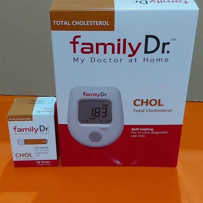 SALE TEST ALAT CEK KOLESTEROL KHOLESTEROL FAMILY DR /CHOL TOTAL CHOLESTEROL