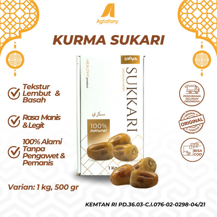 

PROMO Kurma Sukari Raja 500 g Lembut Manis Premium OlehOleh Haji Umroh Murah